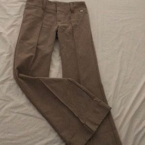 Wide leg, wide cuff slacks